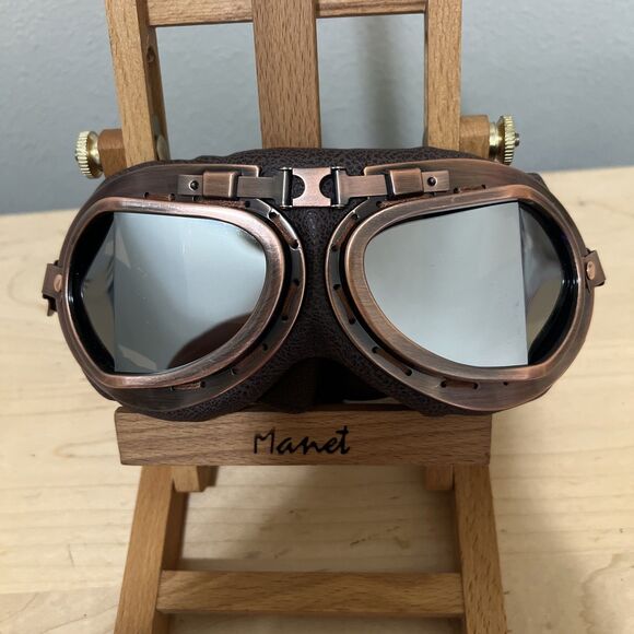 Unbranded Other - Vintage Copper Frame Steampunk Motorcycle Goggles Sunglasses Retro Riding Travel